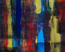 Load image into Gallery viewer, &quot;A Night in the City&quot; - (2019) - 60x60x4cm Original Acrylic Abstract Painting