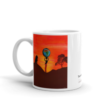 Load image into Gallery viewer, Mug with &quot;Born in Africa&quot; artwork