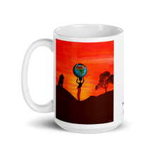 Load image into Gallery viewer, Mug with &quot;Born in Africa&quot; artwork