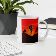 Load image into Gallery viewer, Mug with &quot;Born in Africa&quot; artwork