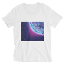 Load image into Gallery viewer, Unisex Short Sleeve V-Neck T-Shirt with &quot;Earth&quot; Artwork