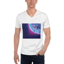 Load image into Gallery viewer, Unisex Short Sleeve V-Neck T-Shirt with &quot;Earth&quot; Artwork