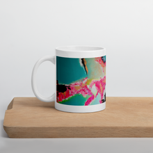 Load image into Gallery viewer, Coffee Mug with &quot;Island of Happiness&quot; Artwork