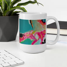 Load image into Gallery viewer, Coffee Mug with &quot;Island of Happiness&quot; Artwork
