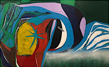 Load image into Gallery viewer, &quot;Penguin&quot; - (2021) - 122 x 76 x 4 cm Large Original Acrylic Abstract Painting