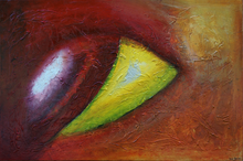 Load image into Gallery viewer, &quot;The Eye&quot; - (2019) - 76x50x4cm Original Acrylic Abstract Painting