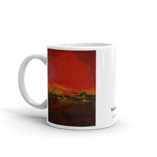 Load image into Gallery viewer, Coffee Mug with "World on Fire" Artwork