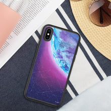 Load image into Gallery viewer, Biodegradable iphone case with &quot;Earth&quot; Artwork
