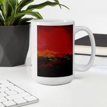 Load image into Gallery viewer, Coffee Mug with "World on Fire" Artwork