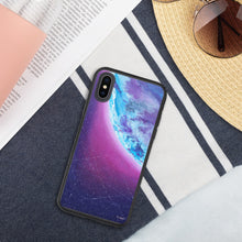 Load image into Gallery viewer, Biodegradable iphone case with &quot;Earth&quot; Artwork