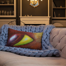 Load image into Gallery viewer, Premium Pillow with &quot;The Eye&quot; Artwork
