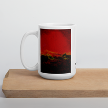 Load image into Gallery viewer, Coffee Mug with "World on Fire" Artwork