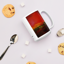 Load image into Gallery viewer, Coffee Mug with "World on Fire" Artwork