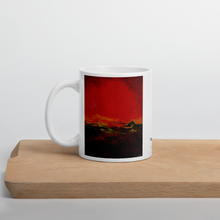 Load image into Gallery viewer, Coffee Mug with "World on Fire" Artwork