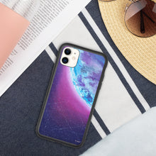 Load image into Gallery viewer, Biodegradable iphone case with &quot;Earth&quot; Artwork