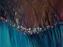 Load image into Gallery viewer, &quot;Secret Garden&quot; - (2019) - 60x80x4cm Original Acrylic Abstract Painting